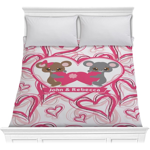 Custom Valentine's Day Comforter - Full / Queen (Personalized)