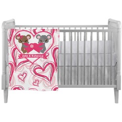 Valentine's Day Crib Comforter / Quilt (Personalized)