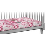 Valentine's Day Crib Fitted Sheet (Personalized)