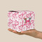 Valentine's Day Cube Favor Gift Box - On Hand - Scale View