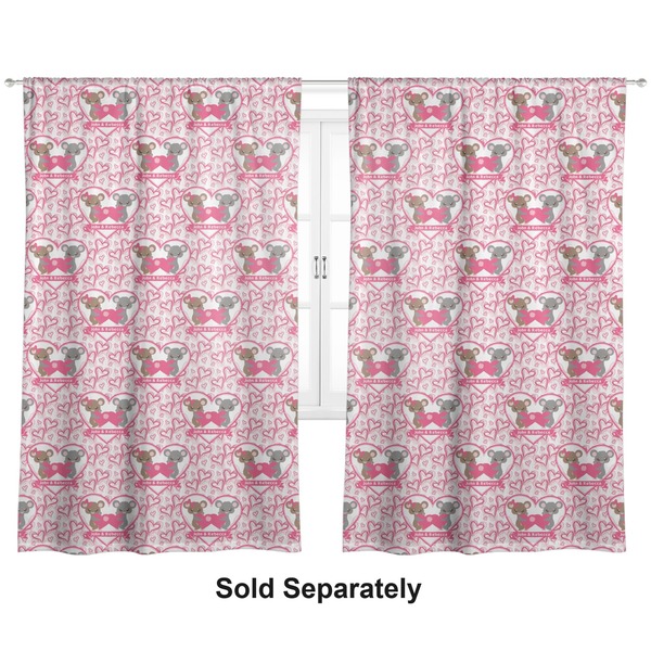 Custom Valentine's Day Curtain Panel - Custom Size (Personalized)