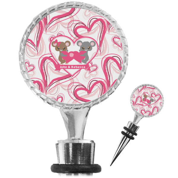 Custom Valentine's Day Wine Bottle Stopper (Personalized)