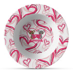 Valentine's Day Plastic Bowl - Microwave Safe - Composite Polymer (Personalized)