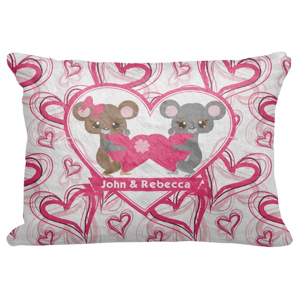 Custom Valentine's Day Decorative Baby Pillowcase - 16"x12" (Personalized)