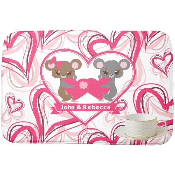 Valentine's Day Dish Drying Mat