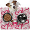 Valentine's Day Dog Food Mat - Medium LIFESTYLE