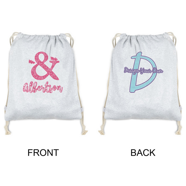 Valentine's Day Drawstring Backpacks - Sweatshirt Fleece - Double Sided - APPROVAL