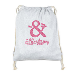 Valentine's Day Drawstring Backpack - Sweatshirt Fleece (Personalized)