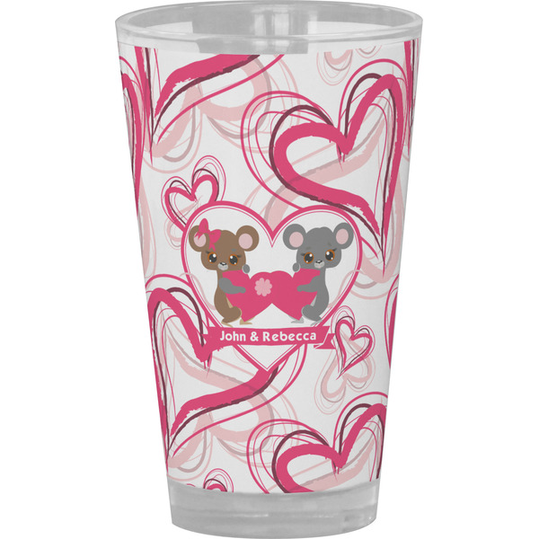 Custom Valentine's Day Pint Glass - Full Color (Personalized)