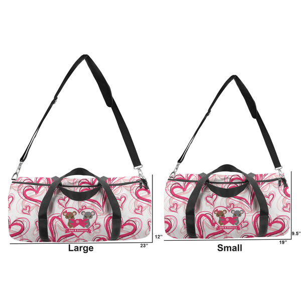 Valentine's Day Duffle Bag Small and Large