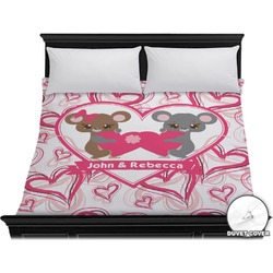 Valentine's Day Duvet Cover - King (Personalized)