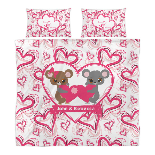 Valentine's Day Duvet Cover Set - King - Alt Approval