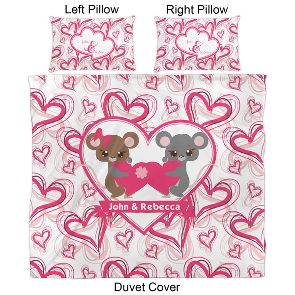 Valentine's Day Duvet Cover Set - King - Approval