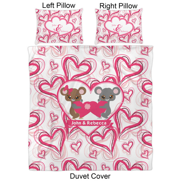 Valentine's Day Duvet Cover Set - Queen - Approval