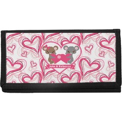 Valentine's Day Canvas Checkbook Cover (Personalized)