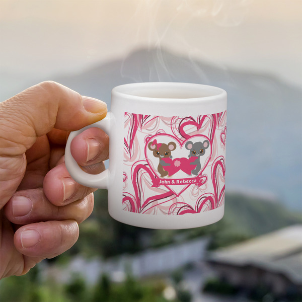 Valentine's Day Espresso Cup - 3oz LIFESTYLE (new hand)