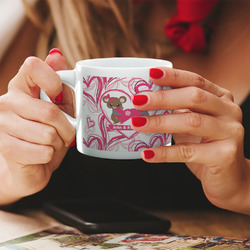 Valentine's Day Double Shot Espresso Cup - Single (Personalized)