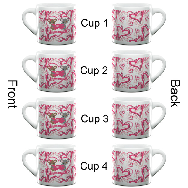 Valentine's Day Espresso Cup - 6oz (Double Shot Set of 4) APPROVAL