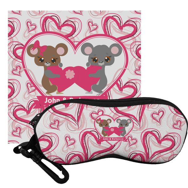 Custom Valentine's Day Eyeglass Case & Cloth (Personalized)