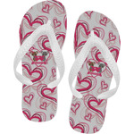 Valentine's Day Flip Flops - Medium (Personalized)