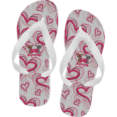 Valentine's Day Flip Flops (Personalized)