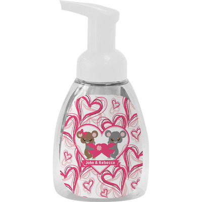 Valentine's Day Foam Soap Bottle - White (Personalized)