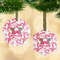 Valentine's Day Frosted Glass Ornament - MAIN PARENT