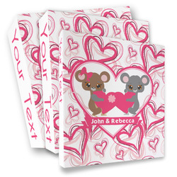Valentine's Day 3 Ring Binder - Full Wrap (Personalized)