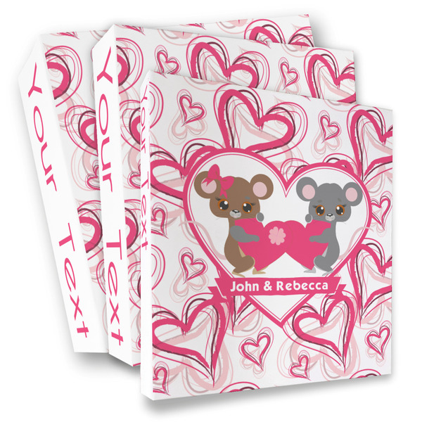 Custom Valentine's Day 3 Ring Binder - Full Wrap (Personalized)