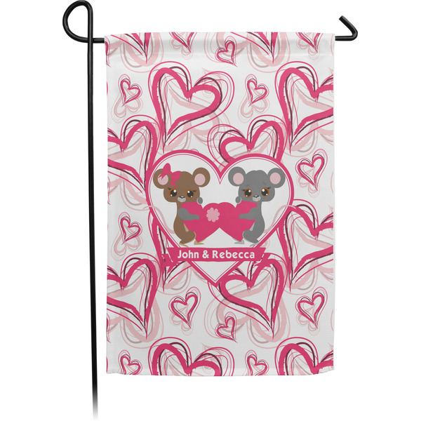 Custom Valentine's Day Garden Flag (Personalized)