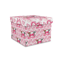 Valentine's Day Gift Box with Lid - Canvas Wrapped - Small (Personalized)