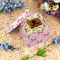 Valentine's Day Gift Boxes with Lid - Canvas Wrapped - Small - In Context