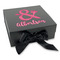 Valentine's Day Gift Boxes with Magnetic Lid - Black - Front (angle)
