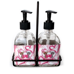 Valentine's Day Glass Soap & Lotion Bottle Set (Personalized)