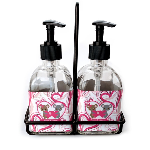 Custom Valentine's Day Glass Soap & Lotion Bottles (Personalized)
