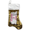 Valentine's Day Gold Sequin Stocking - Front