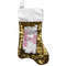 Valentine's Day Reversible Sequin Stocking - Gold (Personalized)