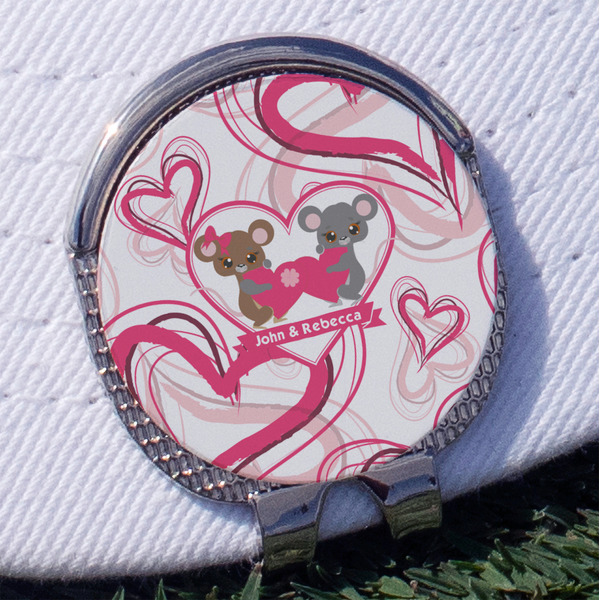 Custom Valentine's Day Golf Ball Marker - Hat Clip