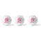 Valentine's Day Golf Balls - Generic - Set of 3 - APPROVAL