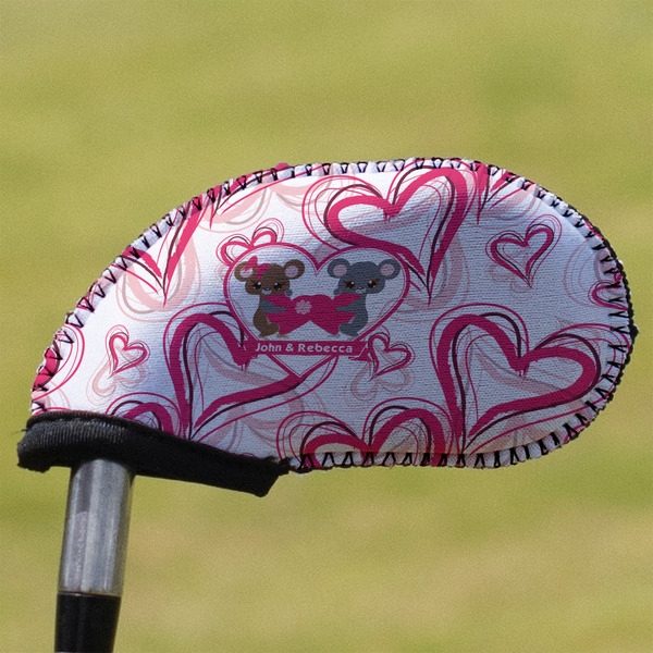 Custom Valentine's Day Golf Club Iron Cover (Personalized)