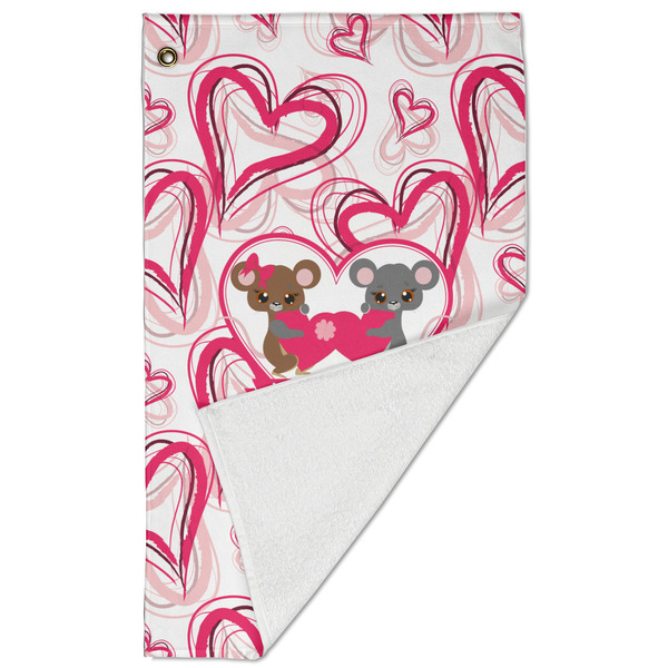 Valentine's Day Golf Towel - Folded (Large)
