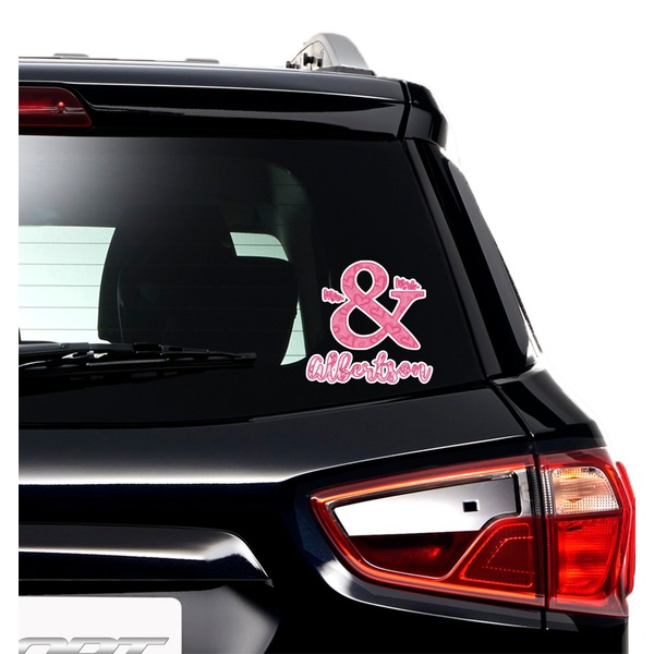 Valentine's Day Graphic Car Decal (On Car Window)
