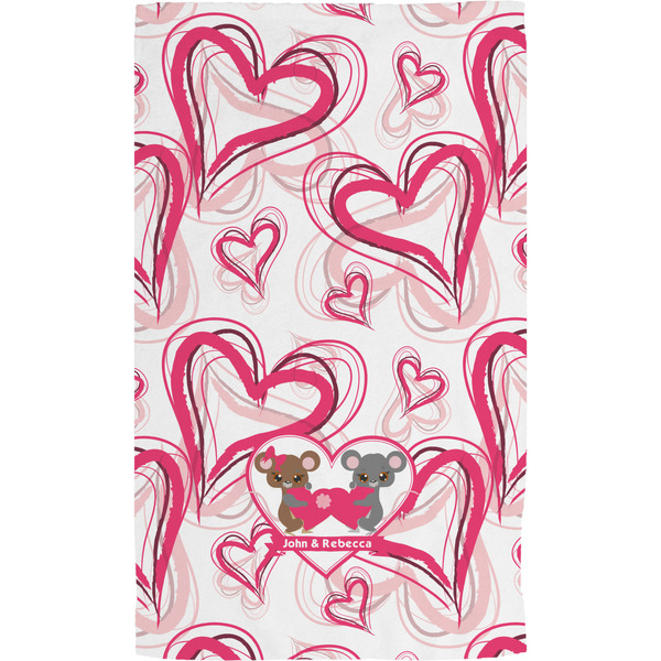 Valentine's Day Hand Towel (Personalized) Full