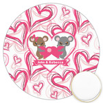Valentine's Day Printed Cookie Topper - 3.25" (Personalized)
