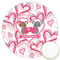 Valentine's Day Icing Circle - Large - Front