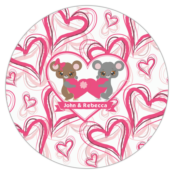 Valentine's Day Icing Circle - Large - Single