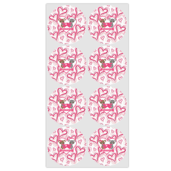Valentine's Day Icing Circle - Medium - Set of 8