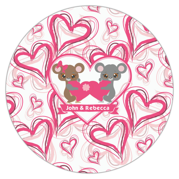 Valentine's Day Icing Circle - Medium - Single