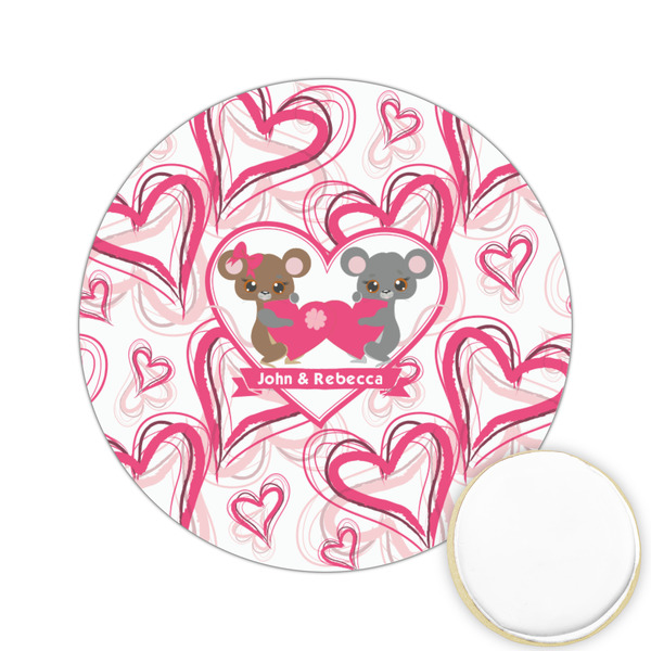 Custom Valentine's Day Printed Cookie Topper - 2.15" (Personalized)