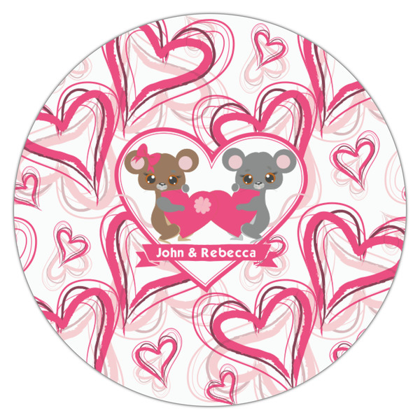 Valentine's Day Icing Circle - Small - Single